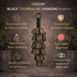 Black Tourmaline crystal with benefits