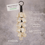 Benefits of selenite hanging for calm and energy cleansing