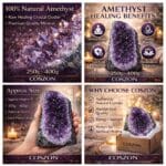 Natural Amethyst Crystal Cluster